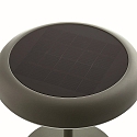 Nordlux solar table lamp ELMER SOLAR IP44, green dimmable