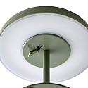 Nordlux solar table lamp ELMER SOLAR IP44, green dimmable