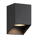 Nordlux Luminaire mural d’extérieur NICO angulaire GU10 IP54, noir mat gradable