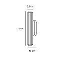 wall luminaire VIRELLE 32 IP44, black dimmable