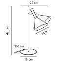 Nordlux Lampe de table KELVIS GU10 IP20, noir 