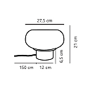 Nordlux Lampe de table MALTI E27 IP20, beige 