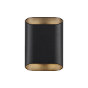 Nordlux outdoor wall luminaire NICO 22 ROUND MAXI GU10 IP54, black dimmable