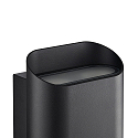 Nordlux outdoor wall luminaire NICO 22 ROUND MAXI GU10 IP54, black dimmable