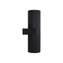 Nordlux outdoor wall luminaire KYKLOP RIPPLE MAXI up / down, with lamp socket E27 IP54, black