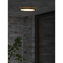 Nordlux Luminaire de plafond OJA 29 rond IP54, noir 
