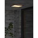 Nordlux Luminaire de plafond OJA 29 angulaire IP54, noir 