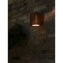 Nordlux Luminaire mural d�ext�rieur SIDARA E27 IP54, seaside brun m�tallique gradable