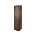 Borne d'�clairage SIDARA 45 E27 IP44, seaside brun m�tallique gradable