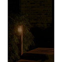 Nordlux Borne d'�clairage SIDARA 95 E27 IP44, seaside brun m�tallique gradable
