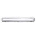 Luminaire pour locaux humides WORKS IP65 à 1 flamme, court, commutable G13 IP65, gris 