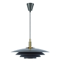 Nordlux Luminaire à suspension BRETAGNE 38 G9 IP20, gris gradable
