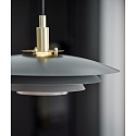 Nordlux Luminaire à suspension BRETAGNE 38 G9 IP20, gris gradable