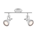 Rampe de projecteurs ASLAK � 2 flammes, r�glable GU10 IP20, blanc trafic gradable