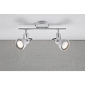 Nordlux Spot ASLAK track, 2 flames, GU10, white