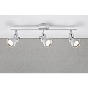 Luminaire de plafond ASLAK � 2 flammes, r�glable GU10 IP20, blanc trafic gradable