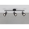 Nordlux Luminaire de plafond ASLAK � 2 flammes, r�glable GU10 IP20, mat, noir profond gradable