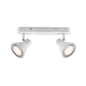 Luminaire de plafond EIK � 2 flammes, r�glable GU10 IP20, blanc mat gradable