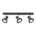 Luminaire de plafond EIK 3 flammes, r�glable GU10 IP20, gris, mat gradable