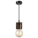 Luminaire à suspension SIV E27 IP20, marron 