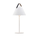 design for the people by Nordlux Lampe de table STRAP E27 IP20, blanche