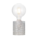 Nordlux Table lamp HOLLYWOOD, height 12.8cm, shade � 10.8cm, E27, clear / black