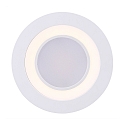 Nordlux Lumi�re encastr�e CLYDE 8 3 fois, plat, forme de l'anneau IP20, blanche gradable 5,5W 400lm 4000K 120� 120� CRI 80