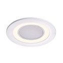 Nordlux Lumi�re encastr�e CLYDE 8 3 fois, plat, forme de l'anneau IP20, blanche gradable 5,5W 400lm 4000K 120� 120� CRI 80
