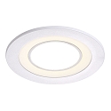 Nordlux Lumi�re encastr�e CLYDE 8 3 fois, plat, forme de l'anneau IP20, blanche gradable 5,5W 400lm 4000K 120� 120� CRI 80