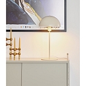 Nordlux Lampe de table ELLEN 20 semi-circulaire, avec interrupteur, avec douille E14 IP20, beige 