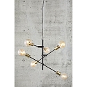 Nordlux Luminaire � suspension JOSEFINE E27 IP20, laiton, noir , noir mat 