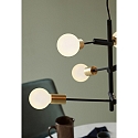 Nordlux Luminaire � suspension JOSEFINE E27 IP20, laiton, noir , noir mat 