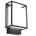 Nordlux Luminaire mural d�ext�rieur NESTOR angulaire, commutable, avec diffuseur IP44, noir profond 