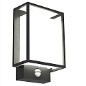 Nordlux Luminaire mural d�ext�rieur NESTOR SENSOR angulaire, avec capteur, avec diffuseur IP44, noir profond 