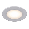 Plafonnier encastr� LEONIS rond, lot de 3 IP65, blanche 