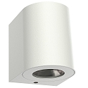Luminaire mural d'ext�rieur CANTO 2 haut bas, rond, r�glable, commutable IP44, blanche 