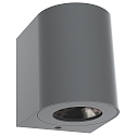 Luminaire mural d'ext�rieur CANTO 2 haut bas, rond, r�glable, commutable IP44, gris 