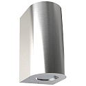 Luminaire mural d'ext�rieur CANTO MAXI 2 GU10 IP44, acier inoxydable, d�gager