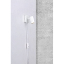 Spot FRIDA � 1 flamme, avec interrupteur, r�glable GU10 IP20, blanc trafic 