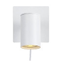 Nordlux Spot FRIDA � 1 flamme, avec interrupteur, r�glable GU10 IP20, blanc trafic 