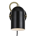 Nordlux Wall spot LOTUS, E14, IP20, black/gold