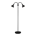 Lampadaire RAY � 2 flammes E14 IP20, noir  