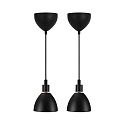Nordlux Nordlux Pendant luminaire RAY, 2 flames, 2x E14, IP20, black