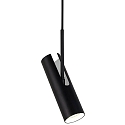 Nordlux 1-Phase Spot MIB 6 Pendant luminaire with ceiling rosette, GU10, IP20, swiveling, black