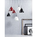 Luminaire � suspension READ E27 IP20 blanc opale