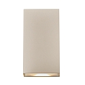 outdoor wall luminaire IP54, sand coloured 