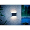 Nordlux LED Outdoor luminaire KINVER Wall luminaire, 6W LED, 3000K, IP54, black