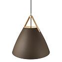 design for the people by Nordlux Pendant luminaire STRAP 48, 48cm, E27, IP20, metal, beige