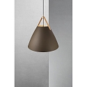 design for the people by Nordlux Pendant luminaire STRAP 48, 48cm, E27, IP20, metal, beige