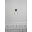 Nordlux Luminaire � suspension AVRA E27 IP20, laiton antique, noir  